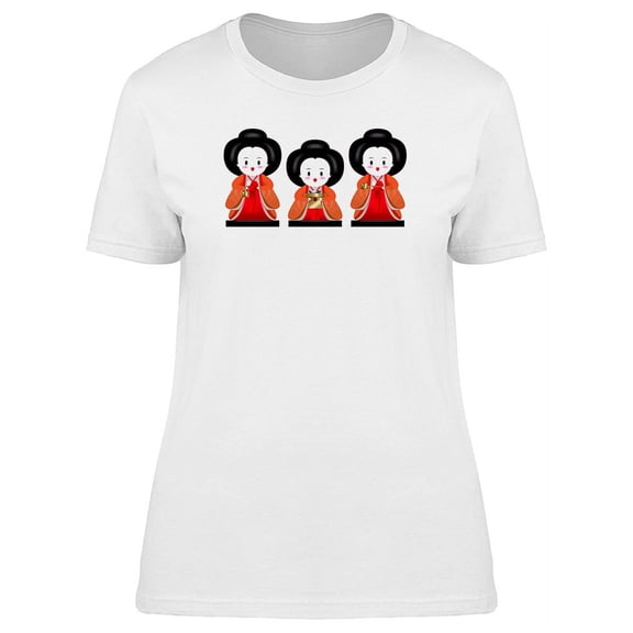 Three Geisha Dolls Tee Women's -Image by Shutterstock
