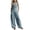 Light Blue, variant on Womens Two Piece Summer Outfits Casual Lounge Sets Draped Cowl Neck Sleeveless Tops High Waist Wide Leg Cotton Linen Pants Beach, Travel Everyday Wear