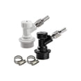 thumbnail image 1 of Inteprter Bloqueo de bola de barril 1 par de accesorios de barril Conector de accesorios de barril de bloqueo de bola de plástico con abrazaderas Kits de equipo de elaboración de vino Inteprter HA015779-00, 1 of 6