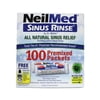 NeilMed Sinus Rinse Preservative-Free Sinus Relief Drops for Sinus Relief, Nasal Allergies Set with Rinse Premixed Refill 0.75 lbs 100 Count