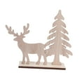 thumbnail image 4 of Homoyoyo 1 Set Deer Shape Ornaments Khaki Color Christmas Decoration for Holiday Tree and Home Decor, 4 of 8