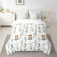 thumbnail image 2 of Homewish Rustic Flower 7-Piece Twin Bedding Sets,Country Floral Bedding Comforter Set,White Purple Gray Sheet Sets For Girls Kids,Microfiber Bedroom Decor Reversible, 2 of 8