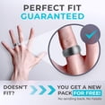 thumbnail image 4 of ThunderFit Silicone Men’s Wedding Rings, 10mm Wide 2.5mm Thick Rubber Wedding Bands, 4 of 5