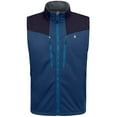 thumbnail image 2 of Little Donkey Andy Men's Fleece Lined Outdoor Vest Lightweight Windproof Warm Sleeveless Jacket for Hiking Trekking Travel Golf Vallarta Blue M, 2 of 6
