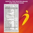 thumbnail image 5 of Geritol, suplemento multivitamínico, contiene vitaminas B, antioxidantes, vitaminas C, E y D y hierro, 26 vitaminas y minerales esenciales, sin gluten, sin OGM, sin edulcorantes artificiales, 40 table, 5 of 5