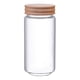 thumbnail image 1 of Tarro de cristal transparente con tapa hermética, organizador decorativo, dispensador para despensa de cocina, galletas y aperitivos. 7x19cm, 1 of 8