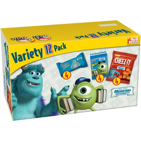 Kellogg's Disney/Pixar Monsters University Variety Snacks, 12 count, 10.32 oz