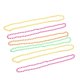thumbnail image 1 of 6pcs Neon Beads Beaded Necklace for 70s 80s Party Dress Accessories(Random Color), 1 of 3