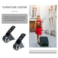 thumbnail image 2 of 2 Pcs Roulettes Robustes pour Meubles Valise Roues de Transport Roulettes Industrielles, 2 of 8