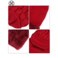 thumbnail image 5 of Luxtrada Womens Bib Beanie Hat Pom Bobble Scarf Mask Set Knitted Winter Warm Snow Ski Cap Knit Skull Cap with Fleece Lined, 5 of 5