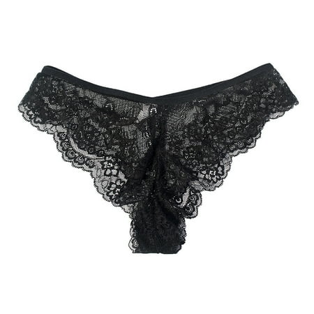 

BELLZELY Womens Underpants Cotton Clearance Women Cute Lace Lingerie Lingerie Thong Panties Ladies Cutout Panties