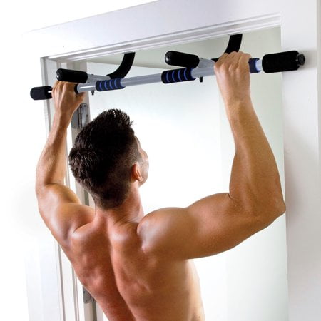 Pure Fitness Multi-Purpose Doorway Pull-Up Bar (Best Grip For Chin Ups)