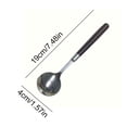 thumbnail image 3 of PEONAVET Scoop Spoon Stainless Steel Spoon Stirring Spoon Western Spoon Household Soup Spoon Rice Spoon Spoon Spoon Tip Round Head, 3 of 6