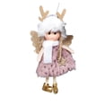 thumbnail image 2 of mtvxesu Christmas Ornaments, Christmas Decoration Sitting Posture Hanging Leg Angel Doll Pendant Christmas Tree Little Angel Pendant Gift Pendant, 2 of 2