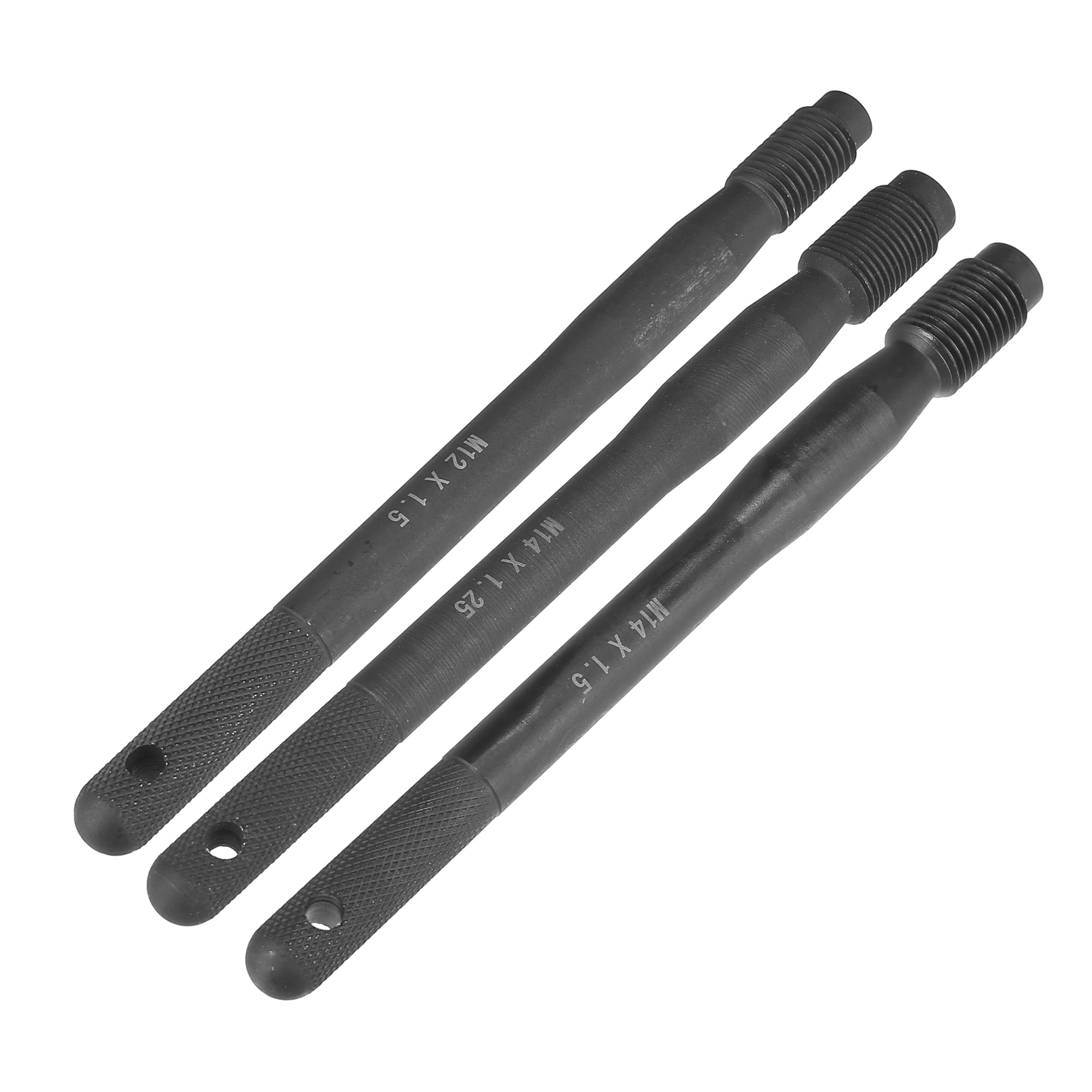 Unique Bargains 3pcs Black Carbon Steel Wheel Hangers Alignment Pin Tire Studs Tool