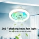thumbnail image 3 of Control Remoto E27 Ventilador Enchufe LED Con Base Techo Moderno 3 Velocidades Perfil Colores Regulable/RGB Regulable para Sala Estar, 3 of 9