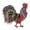 D, variant on Leutsin Metal Rooster Decor, Vintage Chicken Outdoor Statue with Stake, Weather Resistant Standing Rooster Sculpture for Garden, Patio, Lawn, Backyard, 4th of July Independence Day Home Decor