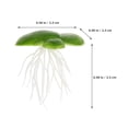 thumbnail image 2 of Minkissy 1Set Fake Green Duckweed Aquarium Floating Plant Lightweight Plastic Decoration, 2 of 7
