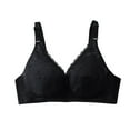 thumbnail image 2 of ALLLIST Push up Womens Bras No Underwire Lace Bralette Plain Black Push up Plunge Women Lingerie Size S-4XL, 2 of 5