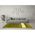 thumbnail image 3 of Ahgly Company Indoor Rectangle Abstract Yellow Contemporary Area Rugs, 6' x 9', 3 of 4