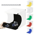 thumbnail image 2 of 20cm Mini Studio Light Box LED Studio Panel Photo Shooting Tent 6 Backgrounds Shadowless Lightbox Kit Photography Soft Box ,Easy to Use, 2 of 7