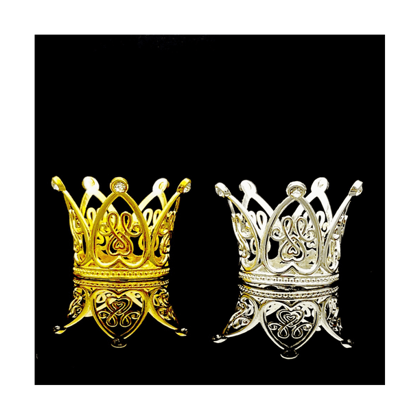 8 Pcs Mini Couronne Gâteau Topper Strass D'anniversaire Gâteau Couronne 8 Pcs Mini Couronne Gâteau Topper Strass D'anniversaire Gâteau Couronne