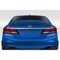 thumbnail image 1 of Duraflex 115215 KMZ Rear Wing Spoiler for 2012-2015 Honda Civic 4DR, Signature Black, 1 of 1