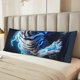 thumbnail image 2 of Fotbe Futuristic Blue Light White Tiger Funda para Almohada Corporal con Diseño, Funda de Microfibra Ultrasuave de 20x54 Pulgadas, Ropa de Cama Elegante, 2 of 7