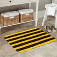 thumbnail image 7 of Sikiie Bee Stripe Print Flannel Anti-slip Floor Mat 16x24in, Thickened Dustproof Entrance Door Mat Floor Mat for Kitchen, Bathroom, Laundry Room, 7 of 7