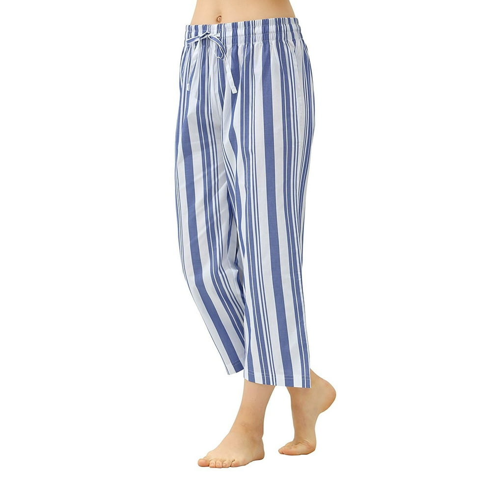 CYZ Collection - CYZ Women's 100% Cotton Woven Pajama Capri - Walmart ...
