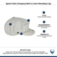 thumbnail image 6 of Epoch Hats Company  Linen Newsboy Cap (Men), 6 of 6