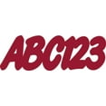 thumbnail image 2 of STIFFIE Whip-One Burgundy 3" Alpha-Numeric Registration Identification Numbers Stickers Decals for Boats & Personal Watercraft, 2 of 6