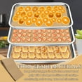 thumbnail image 4 of 200 Pcs Tapis de Séchage pour Récolte, Tapis de Cuisson Antiadhésifs, Papier Parchemin Jetable Compatible avec les Plateaux de Séchage (Grand - 19.9 Pouces x 8.4 Pouces), 4 of 8