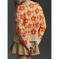 thumbnail image 6 of Women'S Floral Cardigan, Button-Down Floral Print Cardigan, Fall Knitted Sweater Top  L, 6 of 7