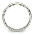 thumbnail image 6 of Auriga Fine Jewelry Sterling Silver 4 mm Half Round Milgrain Band for Women Size 6.5, 6 of 6