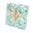 thumbnail image 2 of 4 colgantes de donut para Navidad, decoración colgante, accesorios para fotos, suministros para fiestas. Verde, 2 of 9