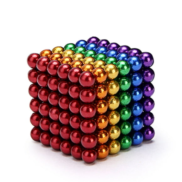 Lutabuo 216pcs Puzzle Anti Stress Magnetic Balls Toys 5mm Adult Magic Random