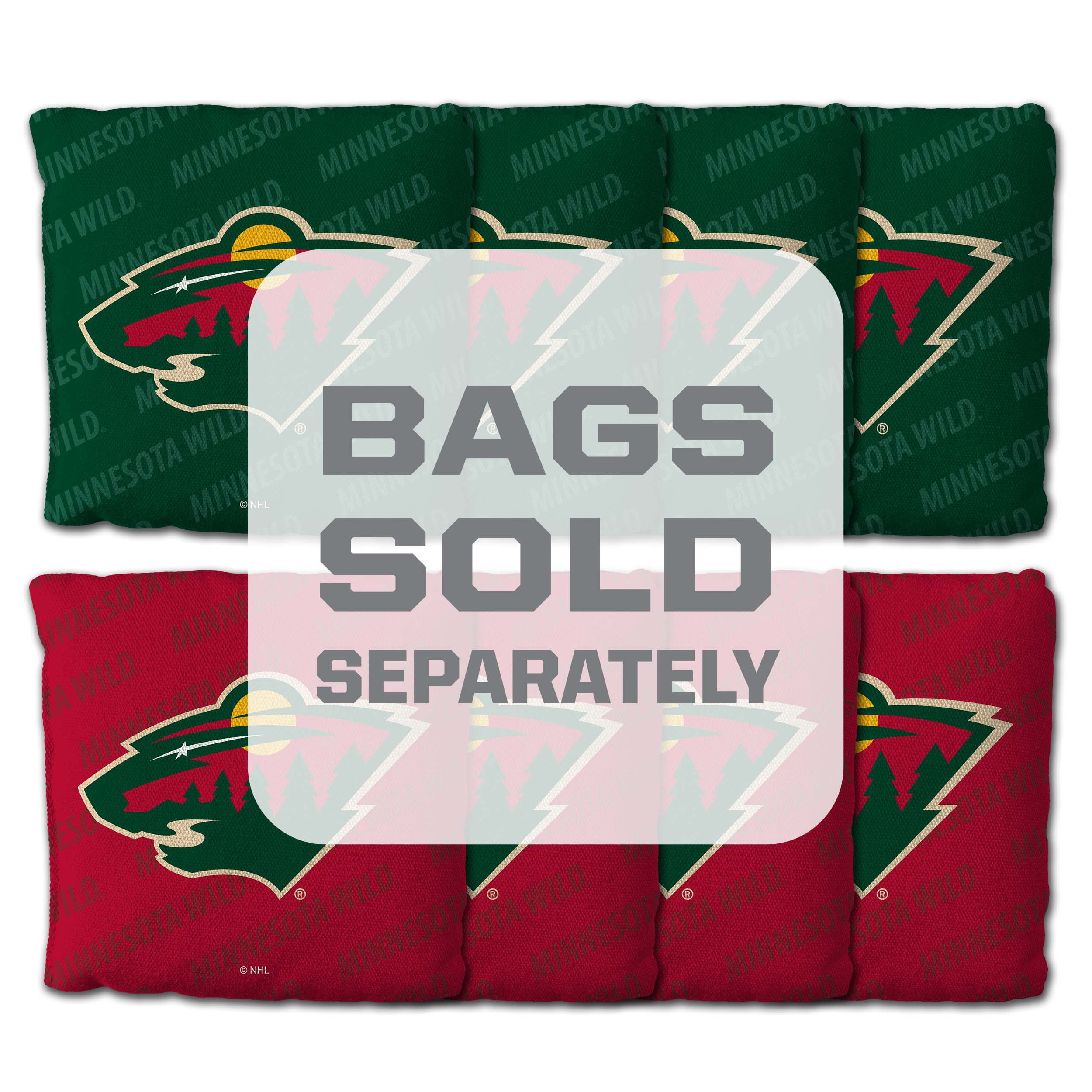 YouTheFan NHLMinnesota Wild 2' x 4' Cornhole Game No Bags