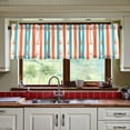 thumbnail image 3 of Yayeee Kitchen Curtains Tier Set of 2 Light Filtering 57"x36" Over Sink Window Panels, Simple Nautical Pattern, 3 of 7