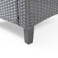thumbnail image 3 of GDF Studio Velthur Outdoor 4 Seater Chat Set with Coffee Table, Dark Gray and Gray, 3 of 10