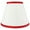 Off White, Red, variant on Urbanest Hardback Faux Silk Coolie Lamp Shade, 5x9x7", Burgundy