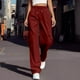 thumbnail image 1 of WILLBEST Pantalones Casuales para Mujer para Uso Diario y Deportes: Cómodo Diseño de Pierna Recta con Cintura Elástica y Bolsillos Funcionales. Mediana, 1 of 6