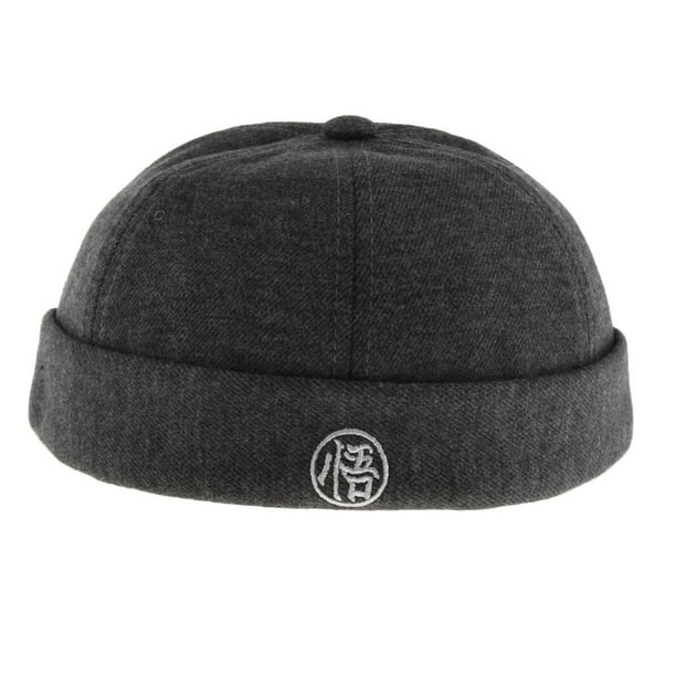 Gorro Beanie Macarena de Hombre fieltro caligrafía China Invierno Deporte Ciclismo gris docker