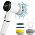 thumbnail image 2 of Electric Spin Scrubber  Cordless Cleaning Brush Scrubber  Electric Scrubber for Cleaning  Power Brush Scrubber  Electric Bathroom Cleaning Brush with 5 Replaceable Brush Heads  3 Speeds, 2 of 5
