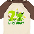 thumbnail image 4 of Inktastic 2nd Birthday Princess Frog Girls Long Sleeve Baby Bodysuit, 4 of 5