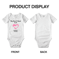 thumbnail image 3 of My Best Friend is A Basset Hound Dog Funny Baby Romper Infant Clothes, 3 of 5
