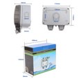 thumbnail image 1 of Caja de enchufe impermeable con interruptor de alimentación para exteriores, dos orificios multifuncionales abiertos, toma de carga a prueba de lluvia de montaje abierto, 1 of 2