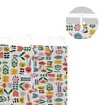 thumbnail image 5 of Yayeee Shower Curtain with Hooks 72"x72" Waterproof Fabric Bathroom Hanging Decor, Colorful Cartoon Flowers, 5 of 5