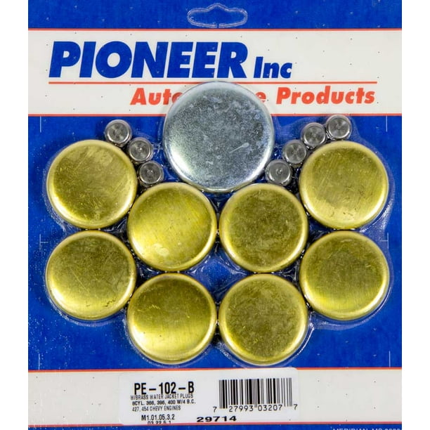Pioneer Big Block Chevy Brass Freeze Plug Kit P/N PE102B