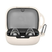 Yucurem Silicone Protective Cover Case with Carabiner for Soundcore C30i (Beige)